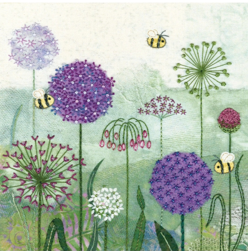 Alliums Embroidery Kit
