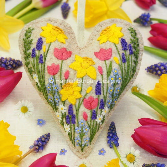 Pollyanna Heart Embroidery Kit
