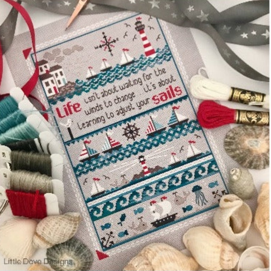 Adjust Your Sails Cross Stitch Kit