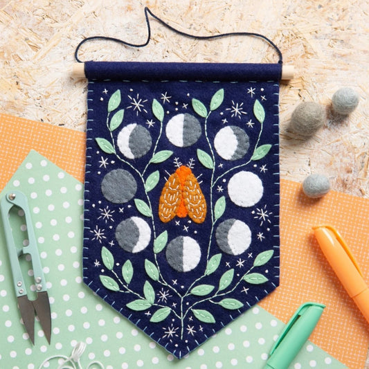 Celestial Pennant Felt Kit
