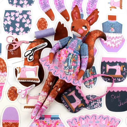 Sami the Sewing Squirrel Doll Kit
