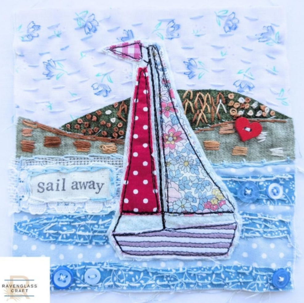 Sail Away Slow Stitch Kit