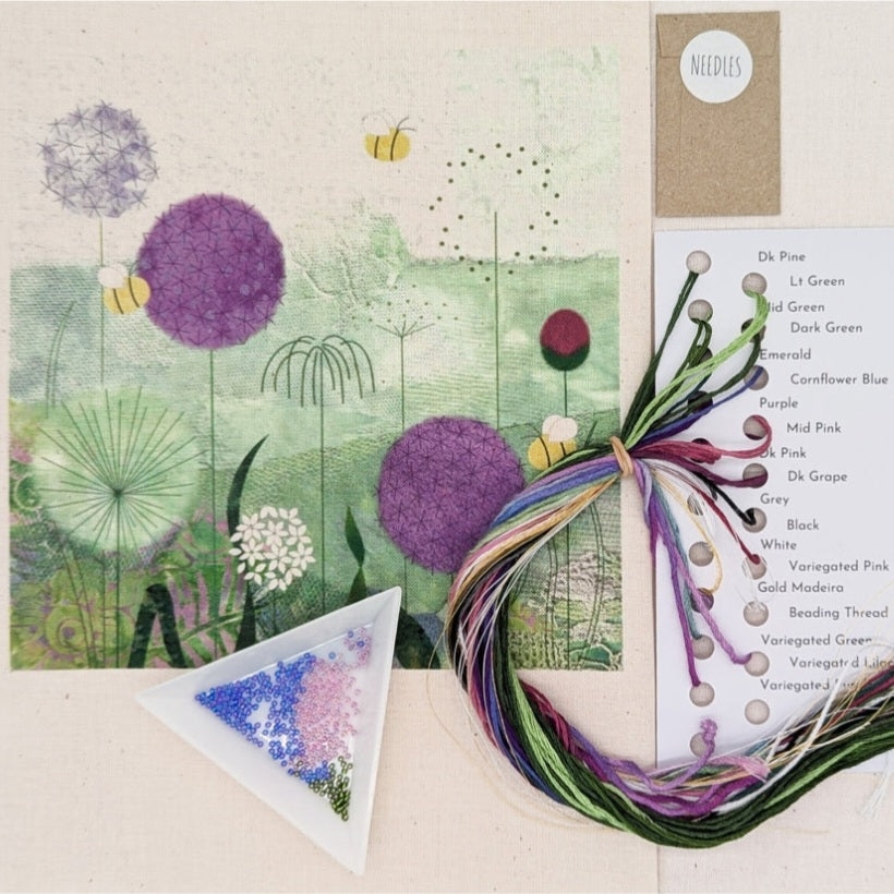 Alliums Embroidery Kit